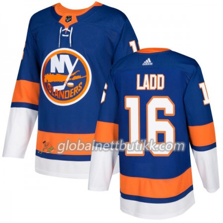 New York Islanders Hockeydrakt Andrew Ladd 16 2017-2018 Royal Adidas Authentic - Herre